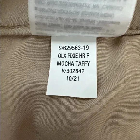 Old Navy High Rise Pixie Secret Smooth Pockets Skinny Pants Size 12 Tall Long - Picture 9 of 9